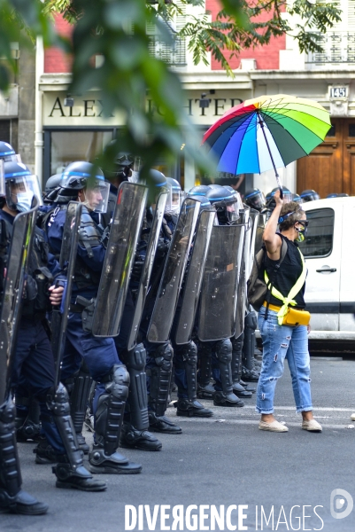 Manifestation GILETS JAUNES le 12 septembre2020, à Paris. Yellow vests 12 septembre 2020 in Paris.