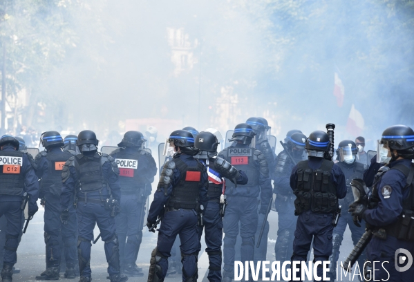 Manifestation GILETS JAUNES le 12 septembre2020, à Paris. Yellow vests 12 septembre 2020 in Paris.