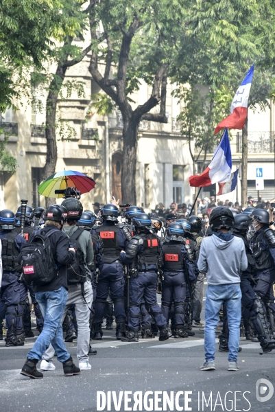 Manifestation GILETS JAUNES le 12 septembre2020, à Paris. Yellow vests 12 septembre 2020 in Paris.