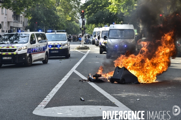 Manifestation GILETS JAUNES le 12 septembre2020, à Paris. Yellow vests 12 septembre 2020 in Paris.