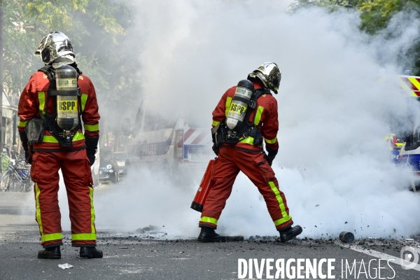 Manifestation GILETS JAUNES le 12 septembre2020, à Paris. Yellow vests 12 septembre 2020 in Paris.