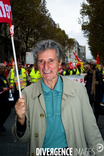 Portraits de retraités, manifestation nationale des retraités, Paris