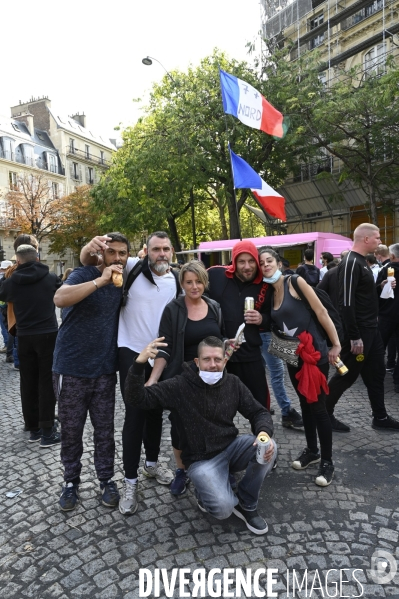 Manifestation GILETS JAUNES le 12 septembre2020, à Paris. Yellow vests 12 septembre 2020 in Paris.