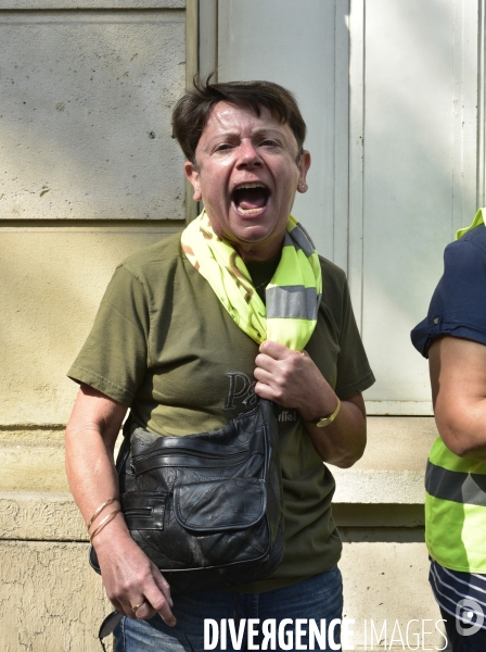 Manifestation GILETS JAUNES le 12 septembre2020, à Paris. Yellow vests 12 septembre 2020 in Paris.