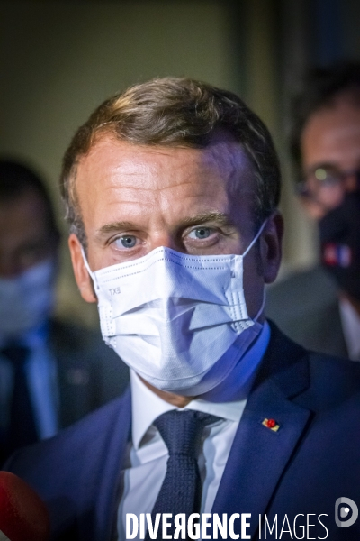 Emmanuel Macron en voyage officiel à Beyrouth , Liban