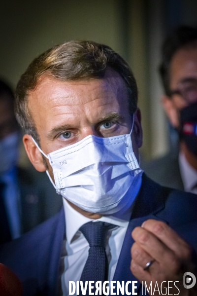 Emmanuel Macron en voyage officiel à Beyrouth , Liban