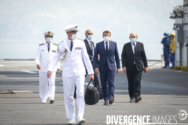 Emmanuel Macron en voyage officiel à Beyrouth , Liban