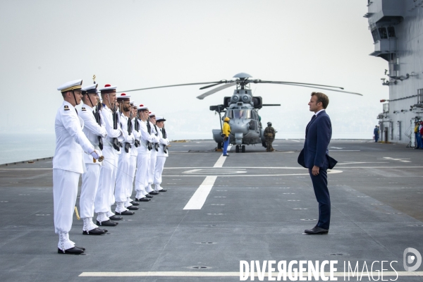 Emmanuel Macron en voyage officiel à Beyrouth , Liban