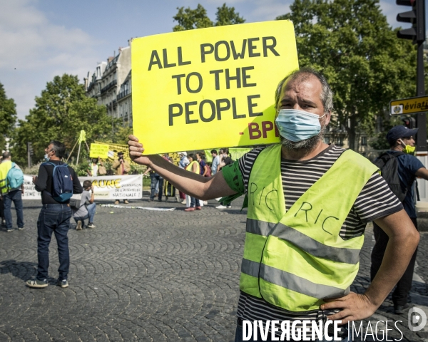 Paris, 12.09.2020 - Le retour des gilets jaunes