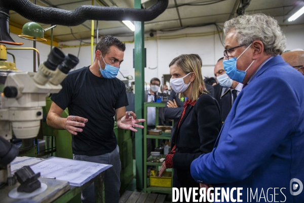 Agnès PANNIER-RUNACHER visite l usine SFOB, dans le cadre du plan de relance.