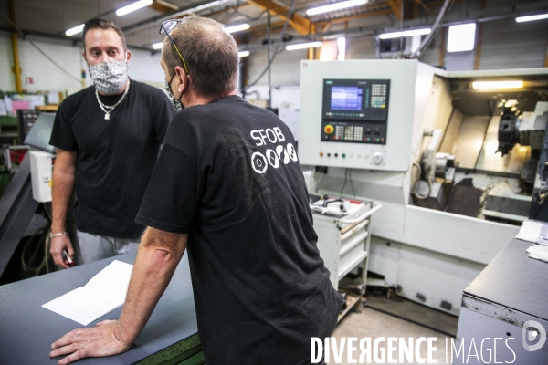 Agnès PANNIER-RUNACHER visite l usine SFOB, dans le cadre du plan de relance.