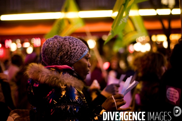 Rassemblement Journée de la femme, Paris, 08/03/2012
