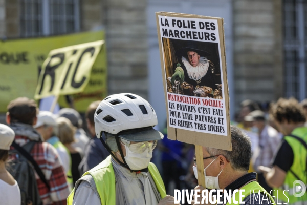 Manifestation des Gilets Jaunes à BORDEAUX