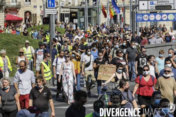 Manifestation des Gilets Jaunes à BORDEAUX