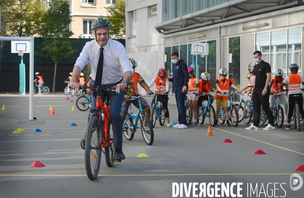 Lancement de la semaine du vélo à l école