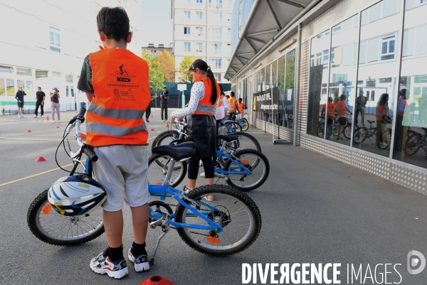 Lancement de la semaine du vélo à l école