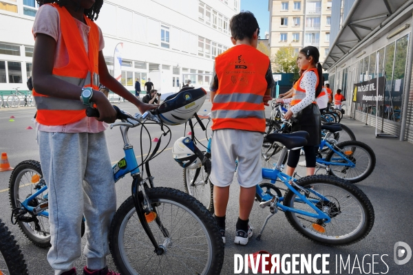 Lancement de la semaine du vélo à l école