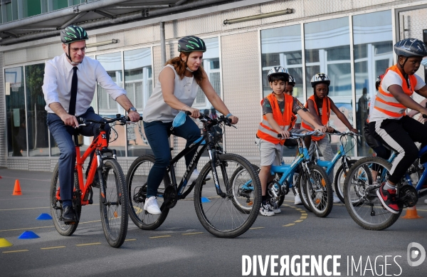 Lancement de la semaine du vélo à l école