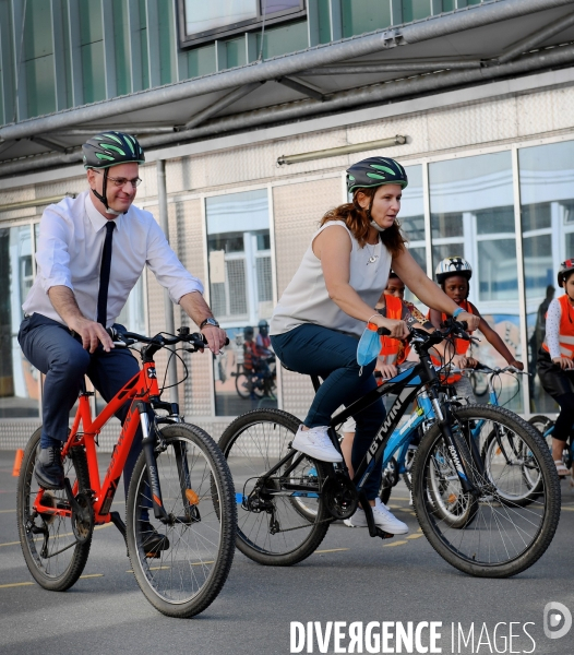 Lancement de la semaine du vélo à l école