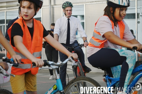 Lancement de la semaine du vélo à l école