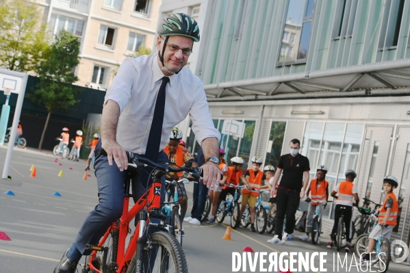 Lancement de la semaine du vélo à l école