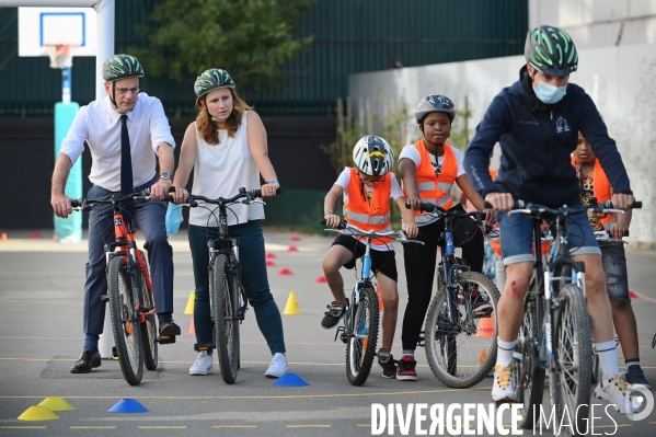 Lancement de la semaine du vélo à l école