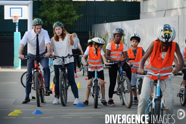 Lancement de la semaine du vélo à l école