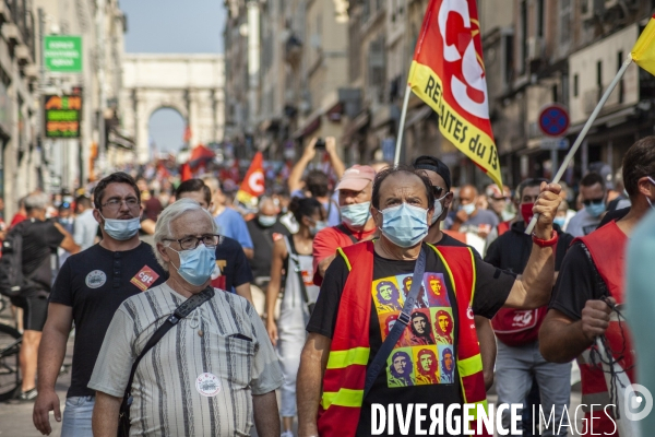 Mobilisation interprofessionnelle à Marseille