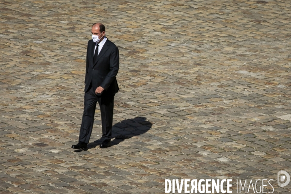 Jean CASTEX aux Invalides.