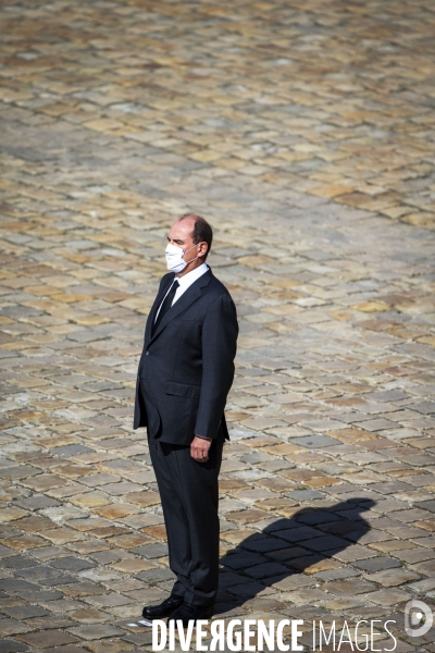 Jean CASTEX aux Invalides.