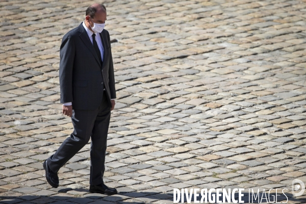 Jean CASTEX aux Invalides.