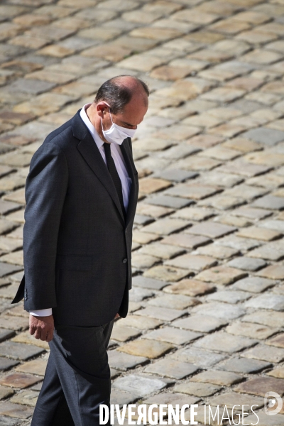 Jean CASTEX aux Invalides.