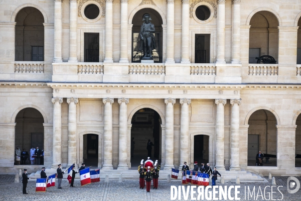 Jean CASTEX aux Invalides.