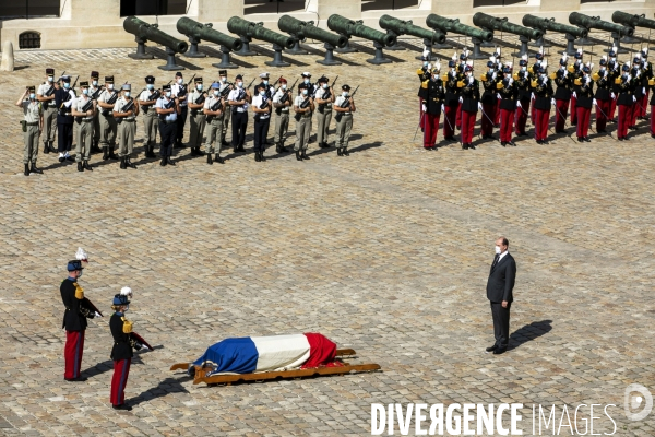 Jean CASTEX aux Invalides.