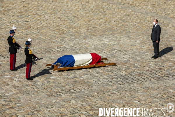 Jean CASTEX aux Invalides.