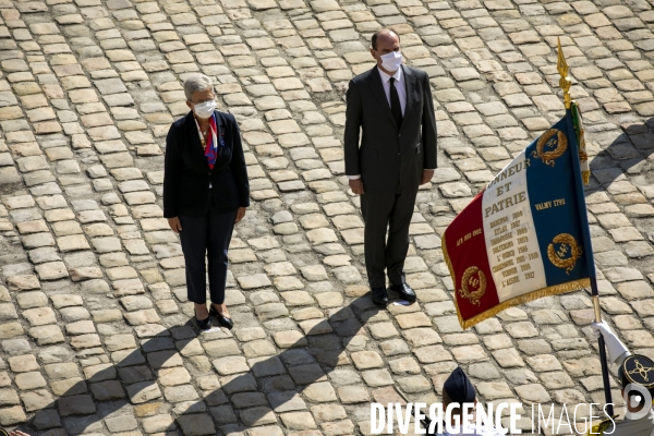 Jean CASTEX aux Invalides.