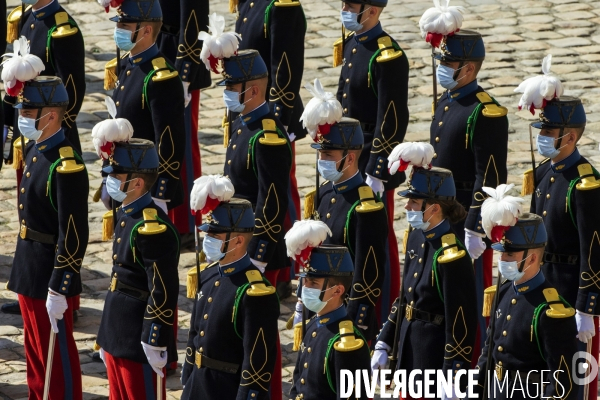 Jean CASTEX aux Invalides.