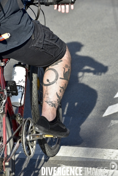 Le vélo à Paris, pistes cyclables.