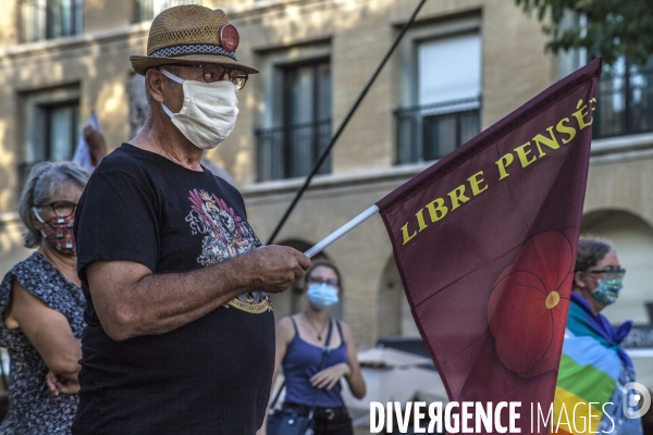 Rassemblement pour la journée de la paix à Marseille