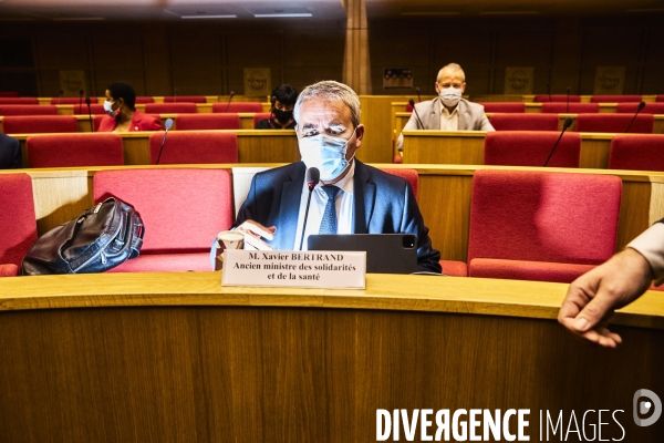 Sénat : audition de Xavier Bertrand par la commission Covid-19