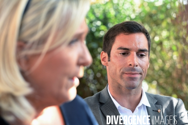 Marine Le Pen avec Julien Odoul