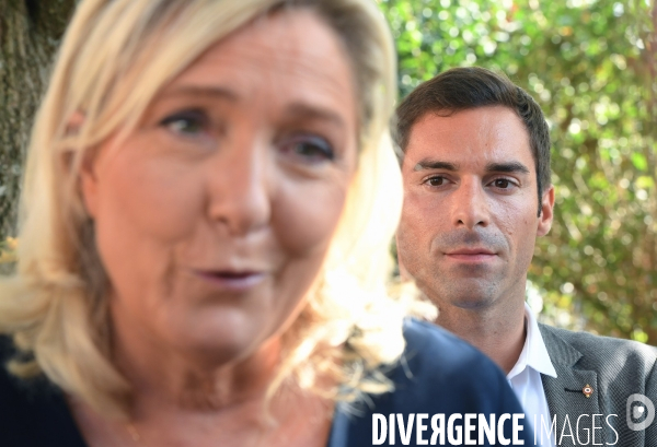 Marine Le Pen avec Julien Odoul