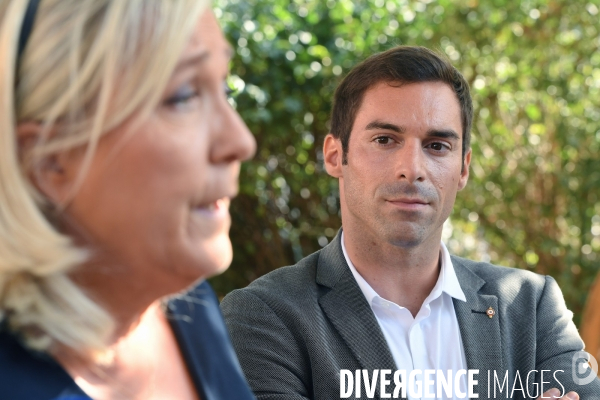 Marine Le Pen avec Julien Odoul