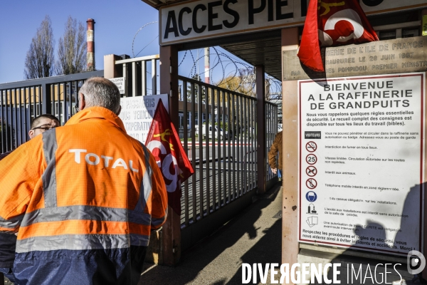 Raffinerie de Grandpuits en Seine-et-Marne