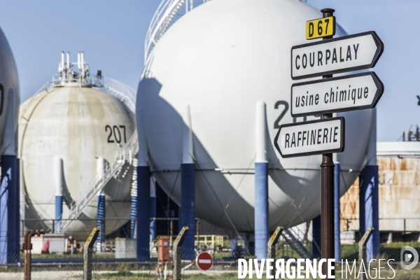 Raffinerie de Grandpuits en Seine-et-Marne