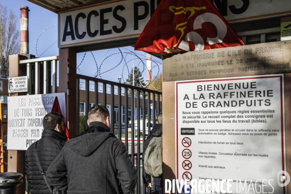 Raffinerie de Grandpuits en Seine-et-Marne