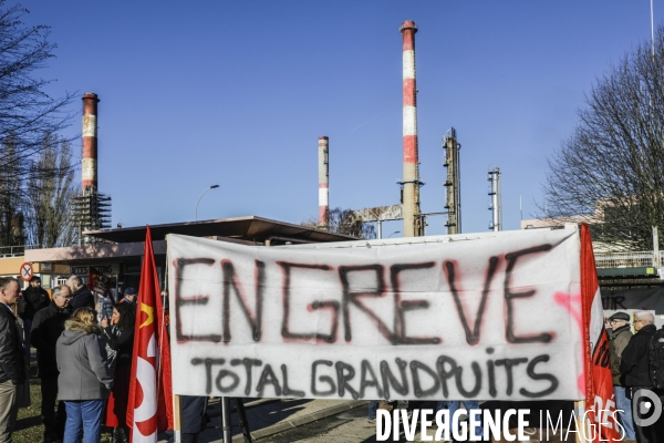 Raffinerie de Grandpuits en Seine-et-Marne