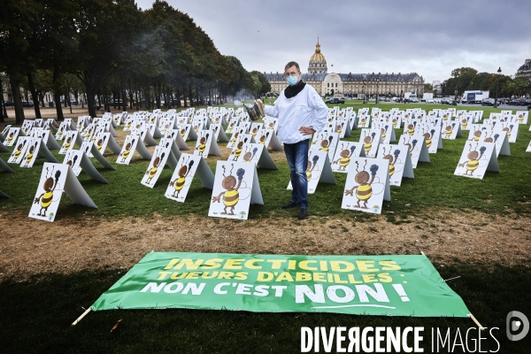 Manifestation Abeilles contre les néonicotinoïdes en France