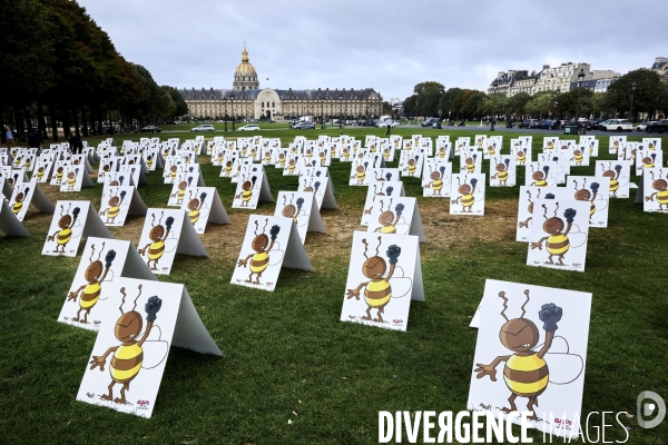 Manifestation Abeilles contre les néonicotinoïdes en France