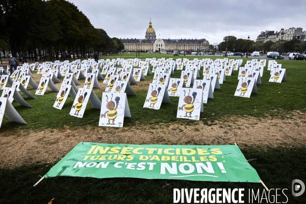 Manifestation Abeilles contre les néonicotinoïdes en France